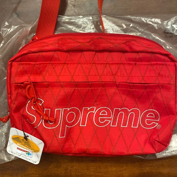 Supreme Handbags - Red Supreme Shoulder Bag